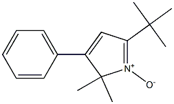 2,2-Dimethyl-3-phenyl-5-tert-butyl-2H-pyrrole 1-oxide 구조식 이미지