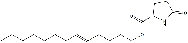 (S)-5-Oxopyrrolidine-2-carboxylic acid 5-tridecenyl ester Structure