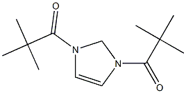 1,3-Dipivaloyl-2,3-dihydro-1H-imidazole 구조식 이미지