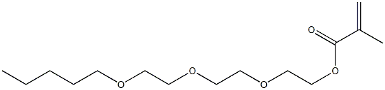 Methacrylic acid (3,6,9-trioxatetradecan-1-yl) ester 구조식 이미지