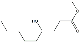 4-Hydroxynonanoic acid methyl ester 구조식 이미지