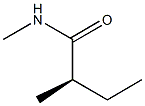 [R,(-)]-N,2-Dimethylbutyramide 구조식 이미지