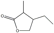 4-Ethyl-3-methyl-1-oxacyclopentan-2-one 구조식 이미지