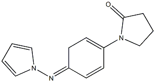 1-(p-Pyrrolizinophenyl)-2-pyrrolidone 구조식 이미지