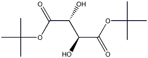 meso-Tartaric acid di-tert-butyl ester Structure