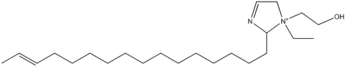 1-Ethyl-2-(14-hexadecenyl)-1-(2-hydroxyethyl)-3-imidazoline-1-ium 구조식 이미지