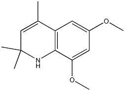 2,2,4-Trimethyl-6,8-dimethoxy-1,2-dihydroquinoline 구조식 이미지
