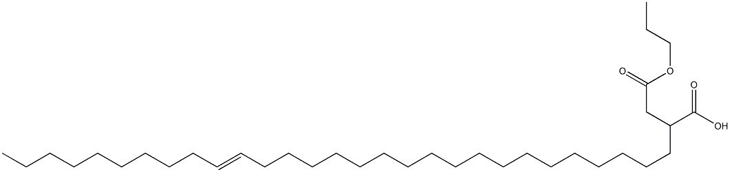 2-(19-Nonacosenyl)succinic acid 1-hydrogen 4-propyl ester 구조식 이미지