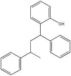 2-(1,3-Diphenylbutyl)phenol Structure