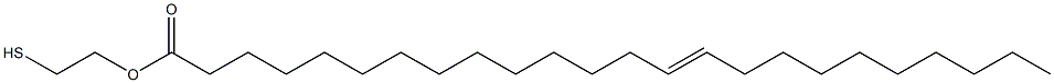 14-Tetracosenoic acid 2-mercaptoethyl ester Structure