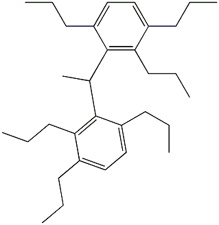 3,3'-Ethylidenebis(1,2,4-tripropylbenzene) 구조식 이미지