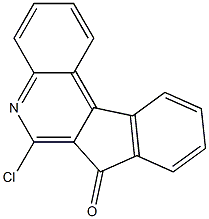 6-Chloro-7H-indeno[2,1-c]quinolin-7-one 구조식 이미지