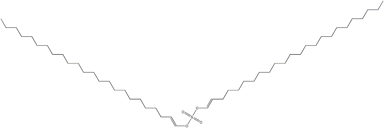 Sulfuric acid di(1-tetracosenyl) ester 구조식 이미지