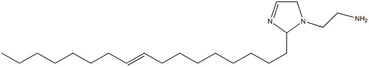 1-(2-Aminoethyl)-2-(9-heptadecenyl)-3-imidazoline 구조식 이미지