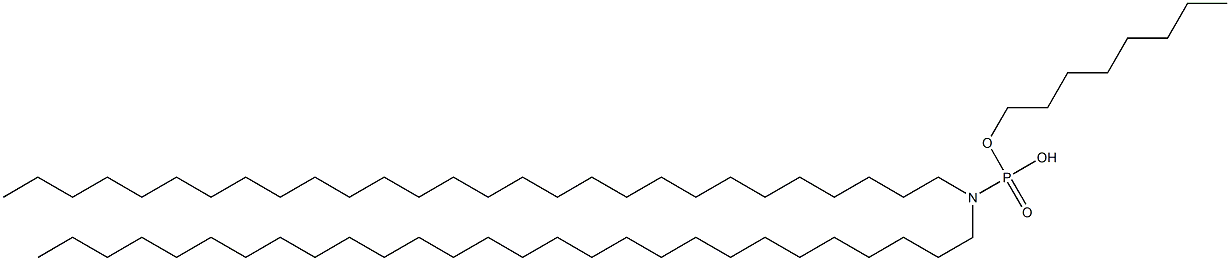 N,N-Dioctacosylamidophosphoric acid hydrogen octyl ester Structure