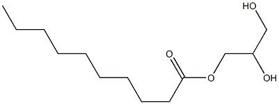 (2S)-1-O-Decanoylglycerol Structure