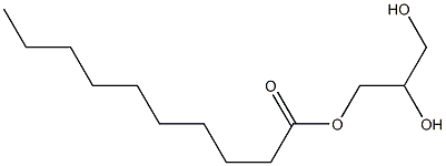 (2S)-1-O-Decanoylglycerol 구조식 이미지