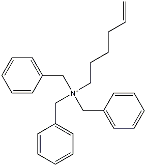 (5-Hexenyl)tribenzylaminium 구조식 이미지