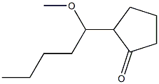 2-(1-Methoxypentyl)cyclopentanone 구조식 이미지