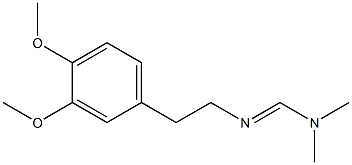 N2-(3,4-Dimethoxyphenethyl)-N1,N1-dimethylformamidine Structure