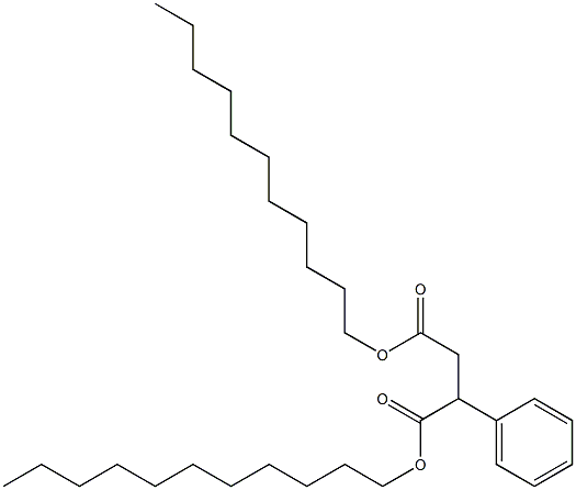 Phenylsuccinic acid diundecyl ester Structure