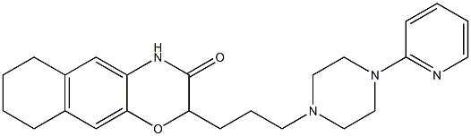 2-[3-[4-(Pyridin-2-yl)piperazin-1-yl]propyl]-6,7,8,9-tetrahydro-2H-naphth[2,3-b][1,4]oxazin-3(4H)-one Structure