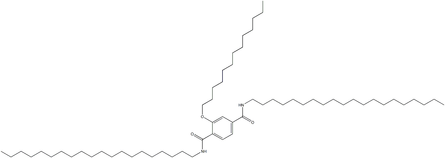 2-(Tridecyloxy)-N,N'-diicosylterephthalamide Structure