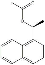 (S)-1-(1-Naphtyl)ethanol acetate Structure