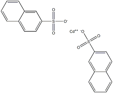Bis(2-naphthalenesulfonic acid)cadmium salt 구조식 이미지
