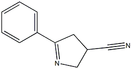 4-Cyano-2-phenyl-1-pyrroline Structure