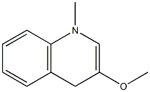 1-Methyl-3-methoxy-1,4-dihydroquinoline 구조식 이미지