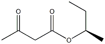 Acetoacetic acid (R)-1-methylpropyl ester 구조식 이미지