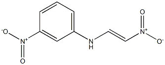 (E)-1-[(3-Nitrophenyl)amino]-2-nitroethene Structure