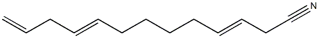 3,9,12-Tridecatrienenitrile 구조식 이미지