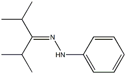 1-Phenyl-2-(2,4-dimethylpentan-3-ylidene)hydrazine Structure