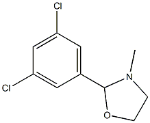 2-(3,5-Dichlorophenyl)-3-methyloxazolidine Structure