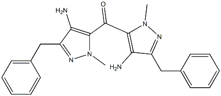 Phenyl(4-amino-1,3-dimethyl-1H-pyrazol-5-yl) ketone Structure