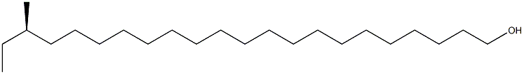 [R,(-)]-20-Methyl-1-docosanol 구조식 이미지