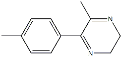 2,3-Dihydro-6-methyl-5-(p-tolyl)pyrazine Structure