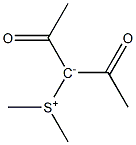 Diacetyl(dimethylsulfonio)methaneide 구조식 이미지