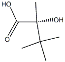 [R,(-)]-2-Hydroxy-2,3,3-trimethylbutyric acid 구조식 이미지