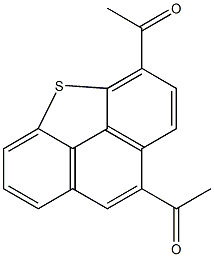 1,7-Diacetylphenanthro[4,5-bcd]thiophene 구조식 이미지