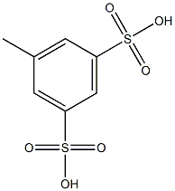5-Methyl-1,3-benzenedisulfonic acid 구조식 이미지