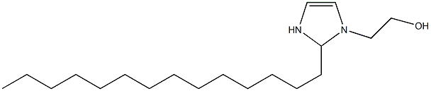 2-Tetradecyl-4-imidazoline-1-ethanol Structure