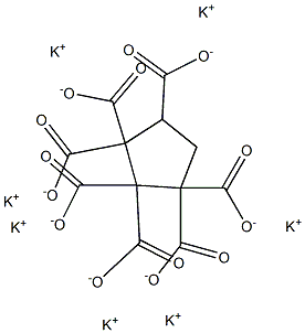 1,1,2,2,3,3,4-Cyclopentaneheptacarboxylic acid heptapotassium salt 구조식 이미지