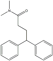 N,N-Dimethyl-4,4-diphenylbutyramide 구조식 이미지