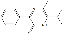 3-Phenyl-5-methyl-6-isopropylpyrazin-2(1H)-one 구조식 이미지