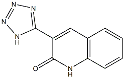 3-(1H-Tetrazol-5-yl)-2(1H)-quinolinone 구조식 이미지