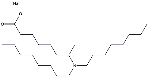 7-(Dioctylamino)octanoic acid sodium salt 구조식 이미지