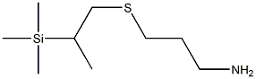 3-[(2-Trimethylsilylpropyl)thio]-1-propanamine Structure